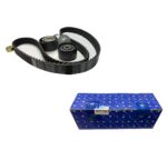 کیت تسمه تایم 132 دندانه با غلتک تسمه سفت کن وهرزگرد ایساکو کد 20703016 ال 90